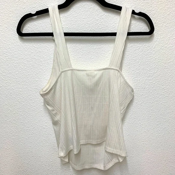 H&M Cream Crop Top, Size M - Picture 3 of 9
